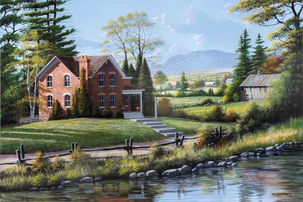 Fields of Gold and Green Poster Print by Bill Saunders - Item # VARPDX16336